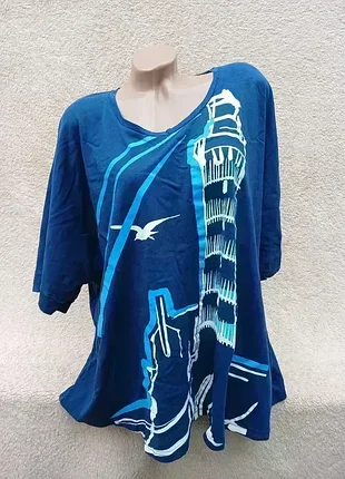 Маечка большого размера,р60-62💙💙💙 eu 58/60 5