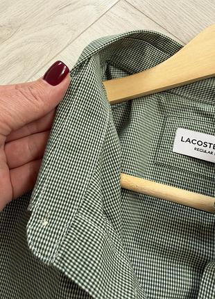Стильна котонова сорочка lacoste 6