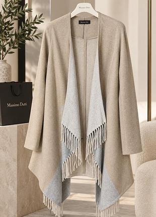 Фирменное пальто massimo dutti шерсть лана