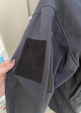 Куртка тактична softshell синя 3