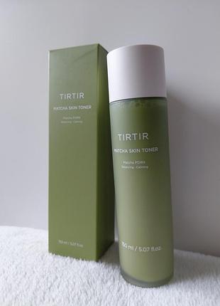 Успокаивающий тоник с матчей tirtir matcha skin toner 150 мл
