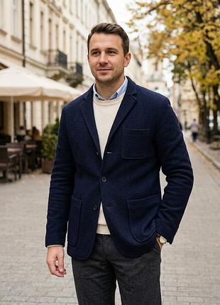 Теплий чоловічий піджак блейзер asos