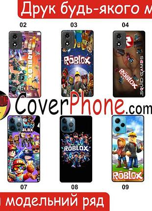 Силіконовий чохол роблокс roblox для xiaomi redmi note 15 4g з малюнком