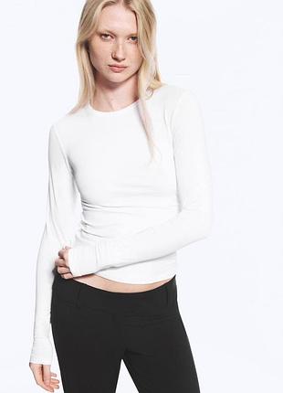 Котоновий лонгслів h&m
