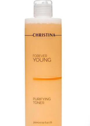 🧴 christina forever young toner 300 мл - увлажняющий тоник для лица с гамамелисом и мыльнянкой