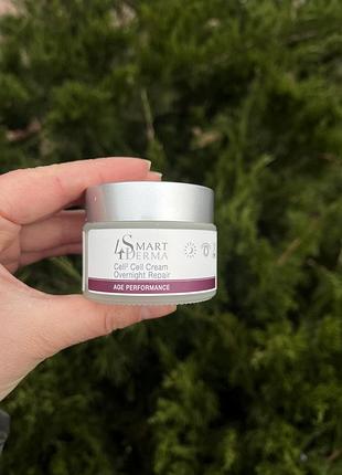Нічний ліфтинг‑крем обличчя, smart4derma хронобіологічний енергетичний, омолоджуючий 50 мл