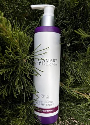 Гель для умывания с кислотами smart4derma age performance активатор энергии, глубокое очишение 250 м