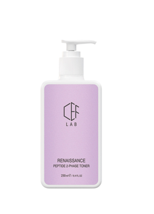 Тонер для лица пептидный 2-фазный cef lab renaissance peptide 2‐phase toner, увлажнение и лифтинг , 250 мл