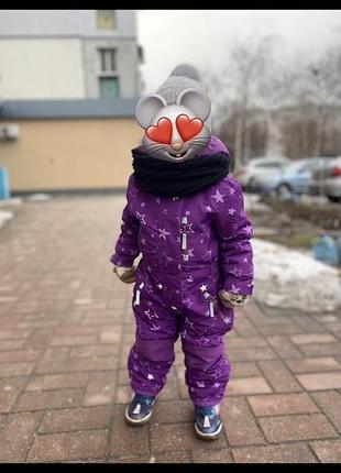 Зимовий комбінезон для дівчинки 92