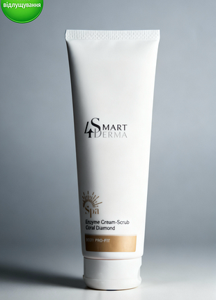 Крем-скраб для тела: гладкая и увлажненная кожа smart4derma coral cream-scrub, 240 мл