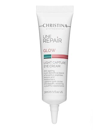 Крем для шкіри навколо очей christina line repair glow 30мл