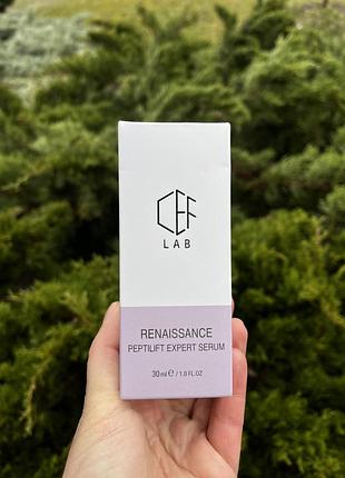Cef lab renaissance peptilift expert serum – пептидна ліфтинг-сироватка для обличчя, 30 мл
