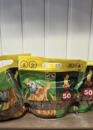 Разжигатель огня в кубиках hansa (упаковка 50 шт).