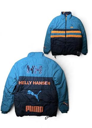 Двостороння куртка puma x helly hansen reversible puffer jacket (xl)