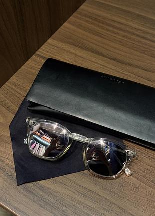 Сонцезахисні окуляри унісекс saint laurent з дзеркальними лінзами