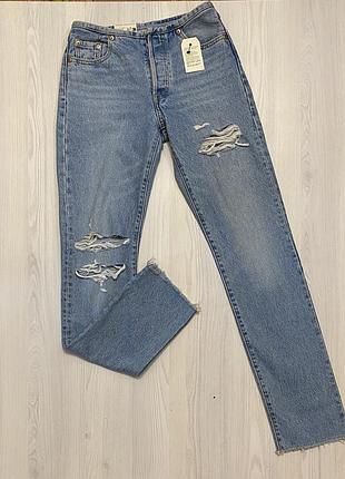 Нові жіночі джинси levi's 501 з бірками, xxs,xs