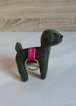 Joules tweedle dog брелок-собачка из твида, ≈10 см