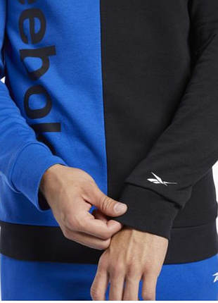 Світшот te linear logo crew  reebok, s-m 3