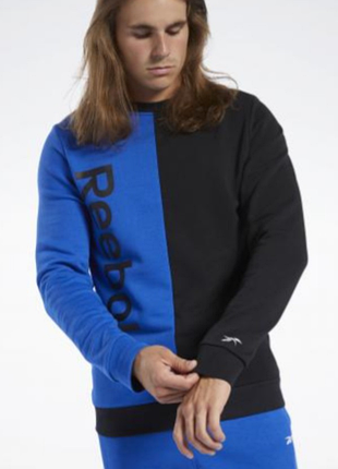 Світшот te linear logo crew  reebok, s-m 2
