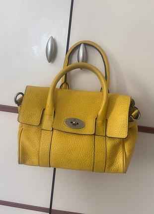 Шкіряна сумка mulberry номерна