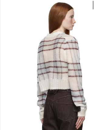 Мохеровий кардиган acne studios у клітинку 2