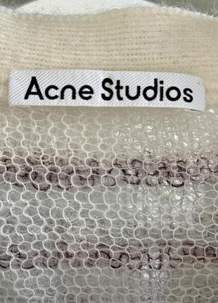 Мохеровий кардиган acne studios у клітинку 5