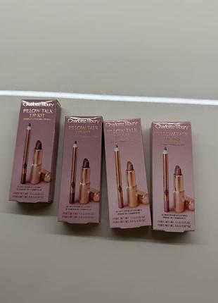 Набір декоративної косметики charlotte tilbury pillow talk lip kit