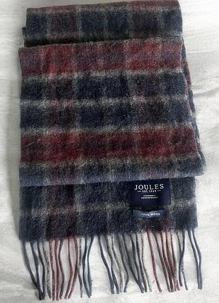 Довгий вовняний шарф joules