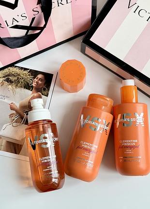 Спрей,лосьйон та гель для душу clementine hibiscus vsx victoria’s secret
