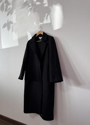 Шерстяне пальто h&m manteco