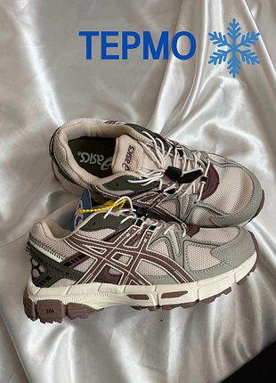 Термо кроссовки женские asics gel kahana 8 maraphon pastel (термо-мембрана)