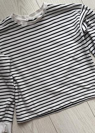 Кофта для дівчинки mango в смужку, зріст 152 см