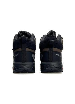 ❄️ salomon x ultra 4 mid fur black brown 5