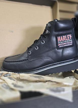 Кожаные ботинки harley-davidson 120th beau оригинал 42 р. 27 см