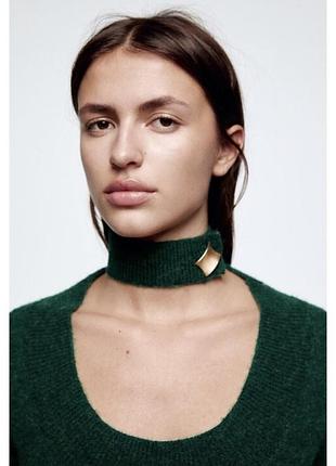 Светр жіночий zara зелений розмір m