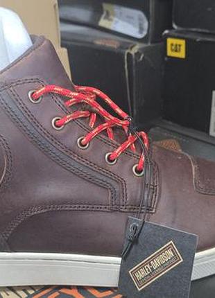 Чоловічі шкіряні черевики harley-davidson bateman ankle pro оригінал 44 р. 29 см