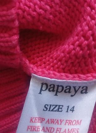 Вязаний светр papaya 14 m-l 3