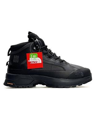 ❄️ the north face x soukuu glenclyffe fur black dark grey 6