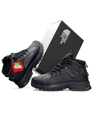 ❄️ the north face x soukuu glenclyffe fur black dark grey