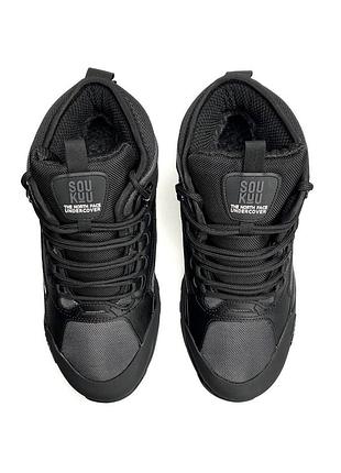 ❄️ the north face x soukuu glenclyffe fur black dark grey 3