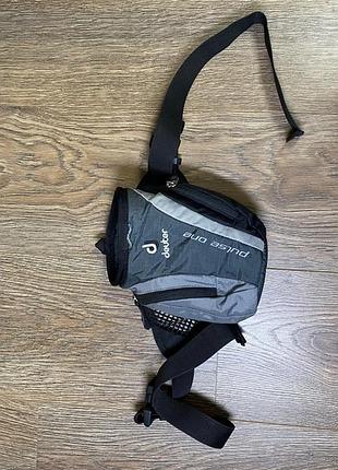 Спортивна, напоясна, поясна, бананка сумка deuter pulse one, спортивная сумка, сумка для бутылки