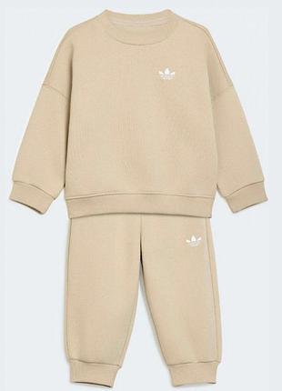 Спортивний костюм для хлопчика adidas сірий, розмір 104, утеплений