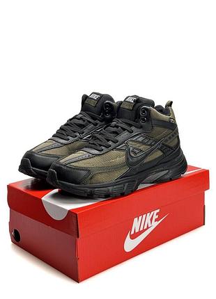 ❄️ nike initiator high fur khaki black 2