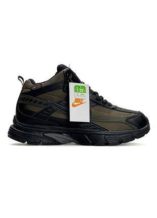 ❄️ nike initiator high fur khaki black 6