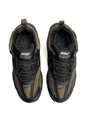 ❄️ nike initiator high fur khaki black 3