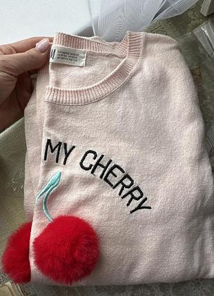 Розпродаж кофта 146/152 в ідеальному стані h&m світло-роз кольору підліткова