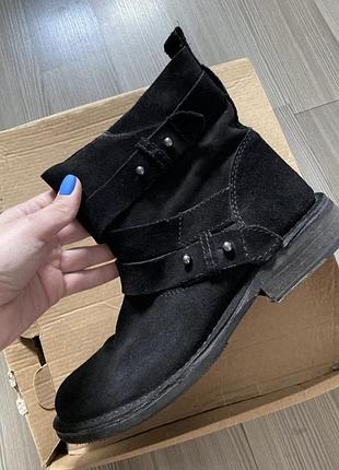 Ботінки із натуральної замші 🖤✅ 7