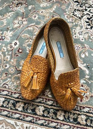 Лоферы prada, маленький размер