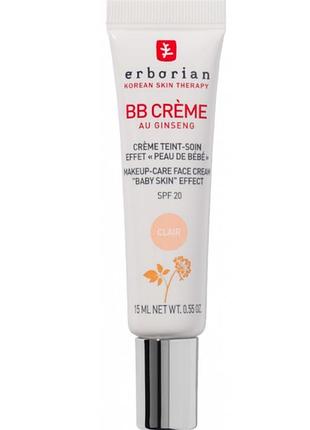 Erborian bb cream тональный крем для лица 15 мл clair