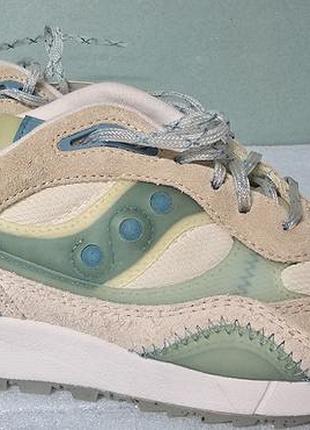 Женские замшевые кроссовки saucony shadow 6000 transparent 38 р. sample
